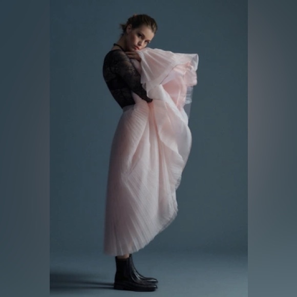 Anthropologie Dresses & Skirts - Anthropologie Hutch Pink Tulle Maxi Skirt